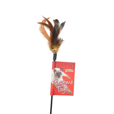 Kat Tikkler Feather with Bell - Assorted Colours